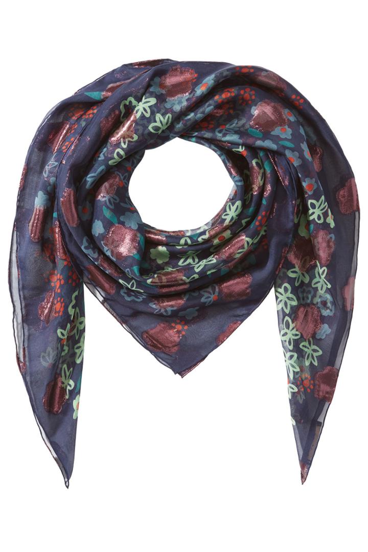 Burberry Burberry Printed Silk Scarf