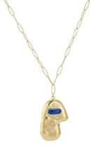 Aurélie Bidermann Aurélie Bidermann 18kt Yellow Gold Necklace With Lapis