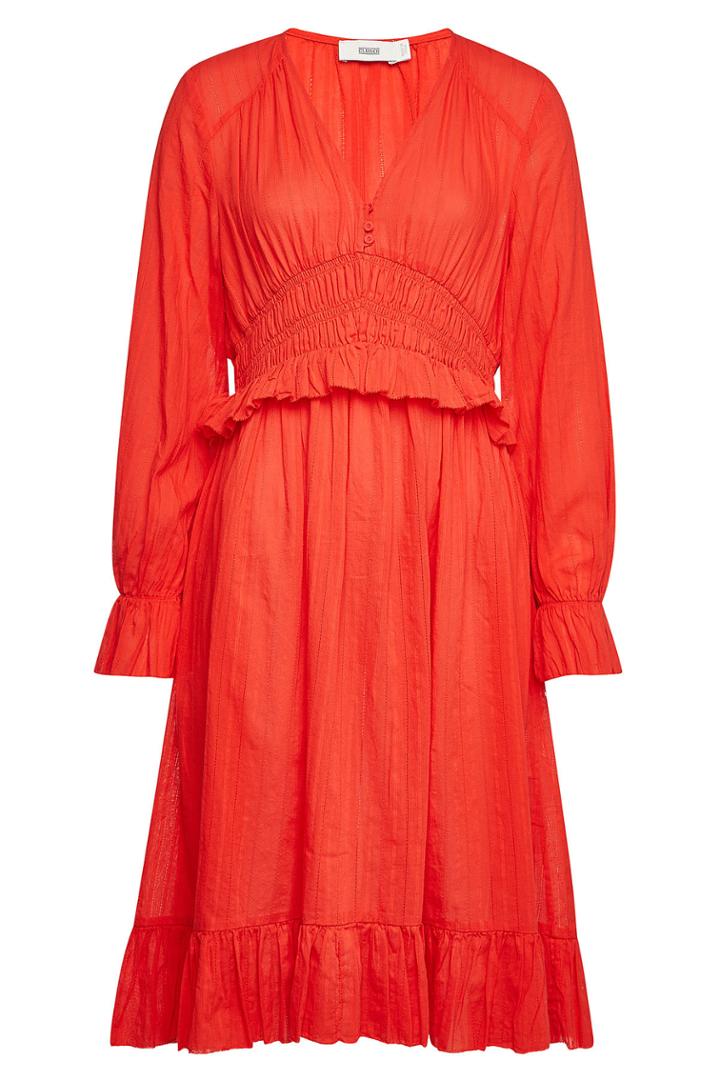 Closed Closed Oxana Midi Dress With Ruffles