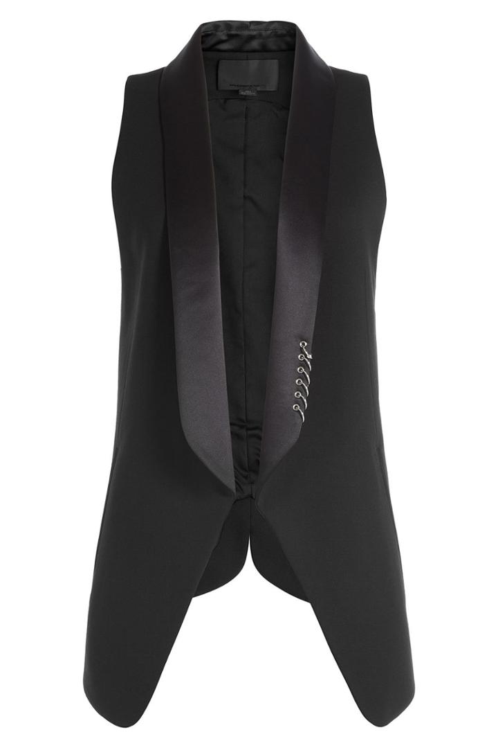 Alexander Wang Alexander Wang Blazer-style Vest With Piercing Embellishment