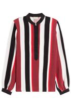 Zeus + Dione Zeus + Dione Striped Silk Blouse - Stripes