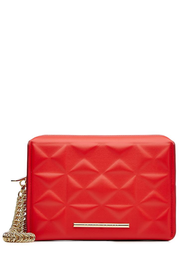 Roland Mouret Roland Mouret Leather Clutch - Red