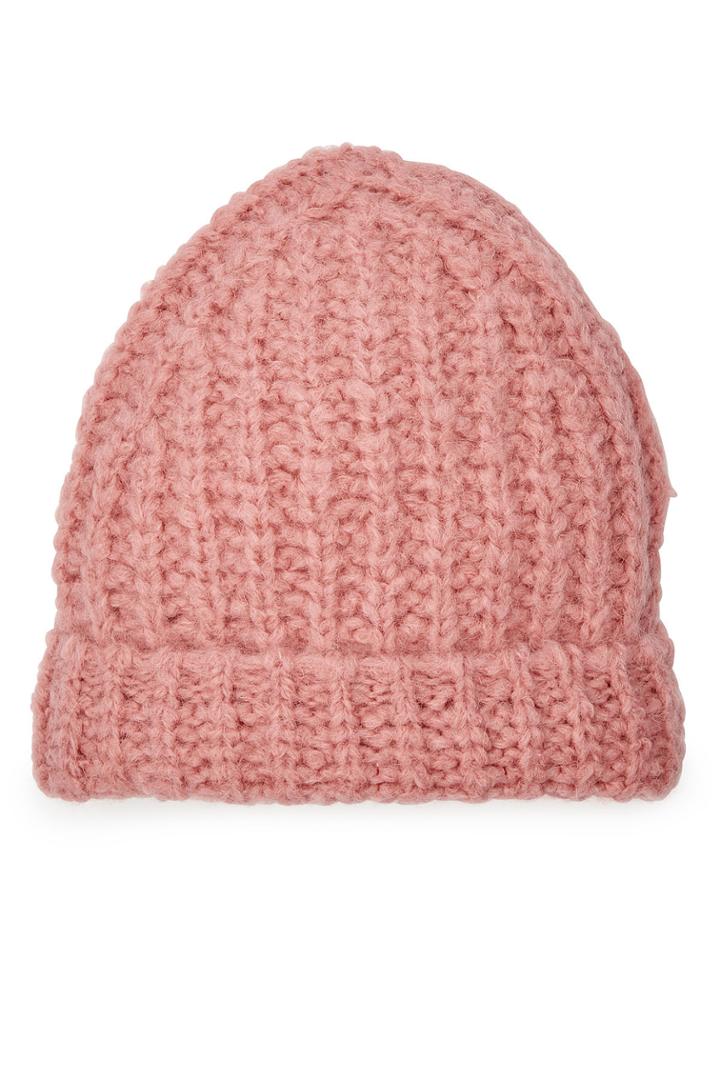 81 Hours By Dear Cashmere 81 Hours By Dear Cashmere Hat With Alpaca And Merino Wool - Rose