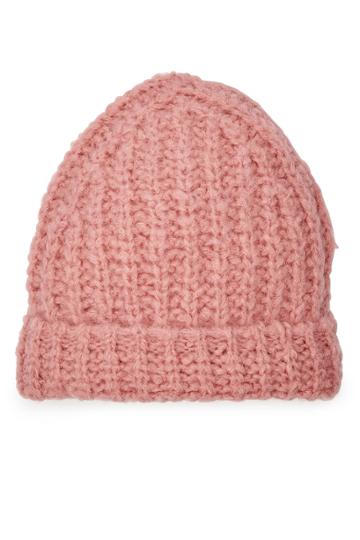 81 Hours By Dear Cashmere 81 Hours By Dear Cashmere Hat With Alpaca And Merino Wool - Rose