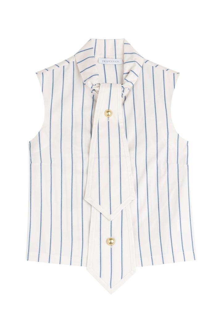 J.w. Anderson J.w. Anderson Striped Cotton Blouse - Multicolored