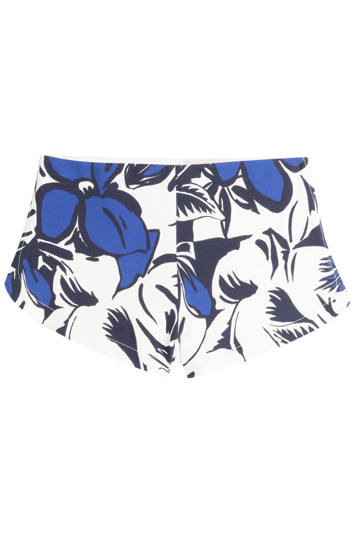 Vanessa Bruno Vanessa Bruno Printed Crepe Shorts - Blue