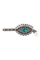 Alexander Mcqueen Alexander Mcqueen Jeweled Eye Barrette - Multicolored