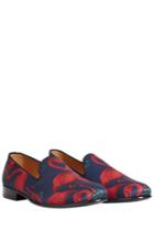 Marc Jacobs Marc Jacobs Flamingo Printed Satin Loafers - Multicolor
