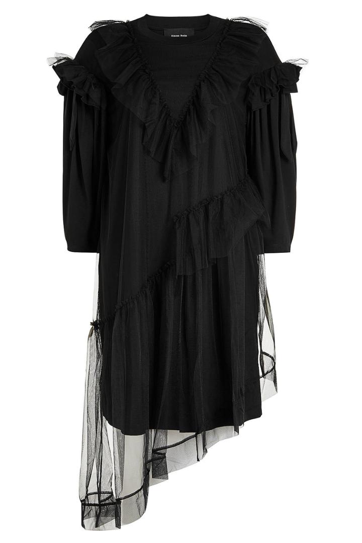 Simone Rocha Simone Rocha Dress With Ruffled Tulle Overlay