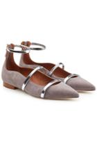 Malone Souliers Malone Souliers Robyn Suede Ballerinas With Leather