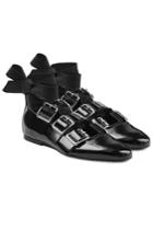 Jil Sander Jil Sander Buckle Strap Patent Leather Ballerinas