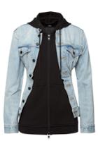 T By Alexander Wang T By Alexander Wang Denim Jacket With Hoody