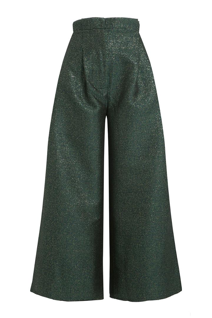 Natasha Zinko Natasha Zinko Cropped Wide Leg Pants - Multicolor