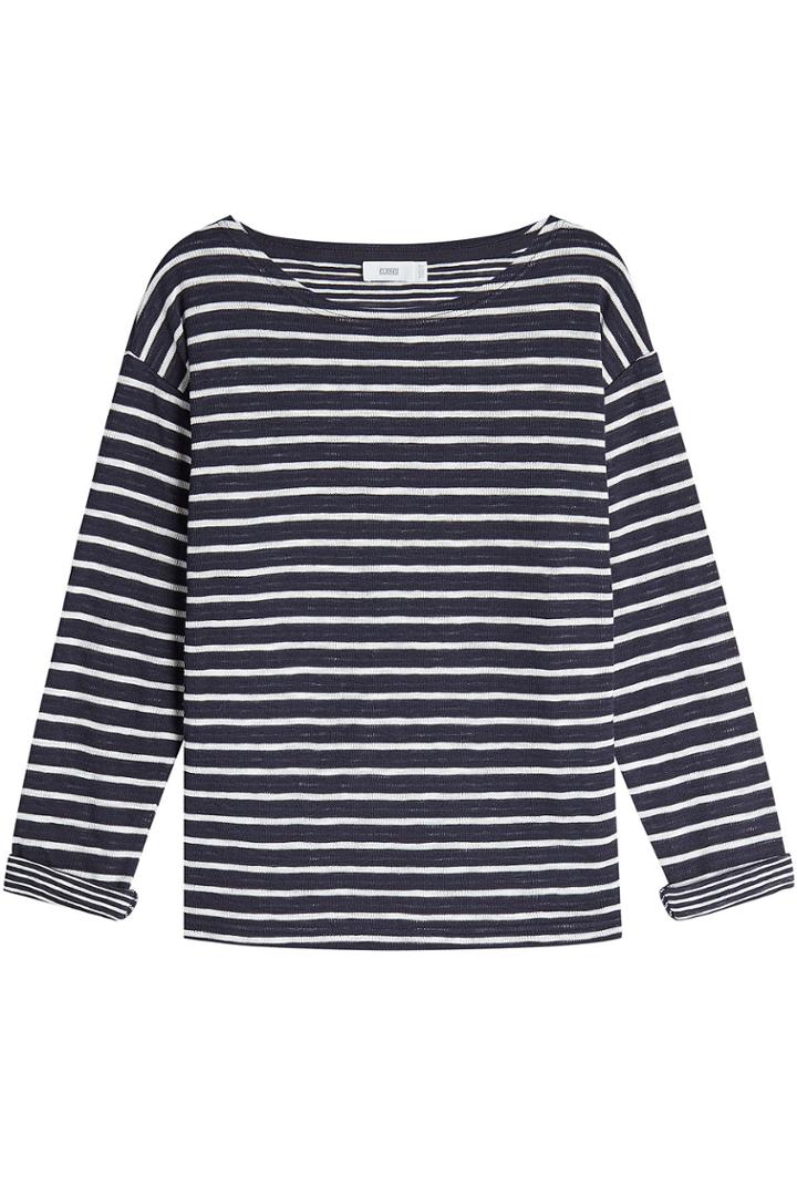 Closed Closed Striped Cotton Top