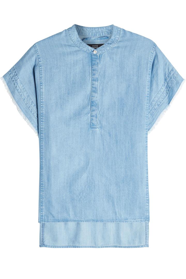 Steffen Schraut Steffen Schraut Denim Dress With High-low Hemline