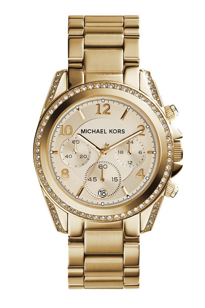 Michael Kors Collection Michael Kors Collection Blair Gold-tone Stainless Steel Chronograph Watch