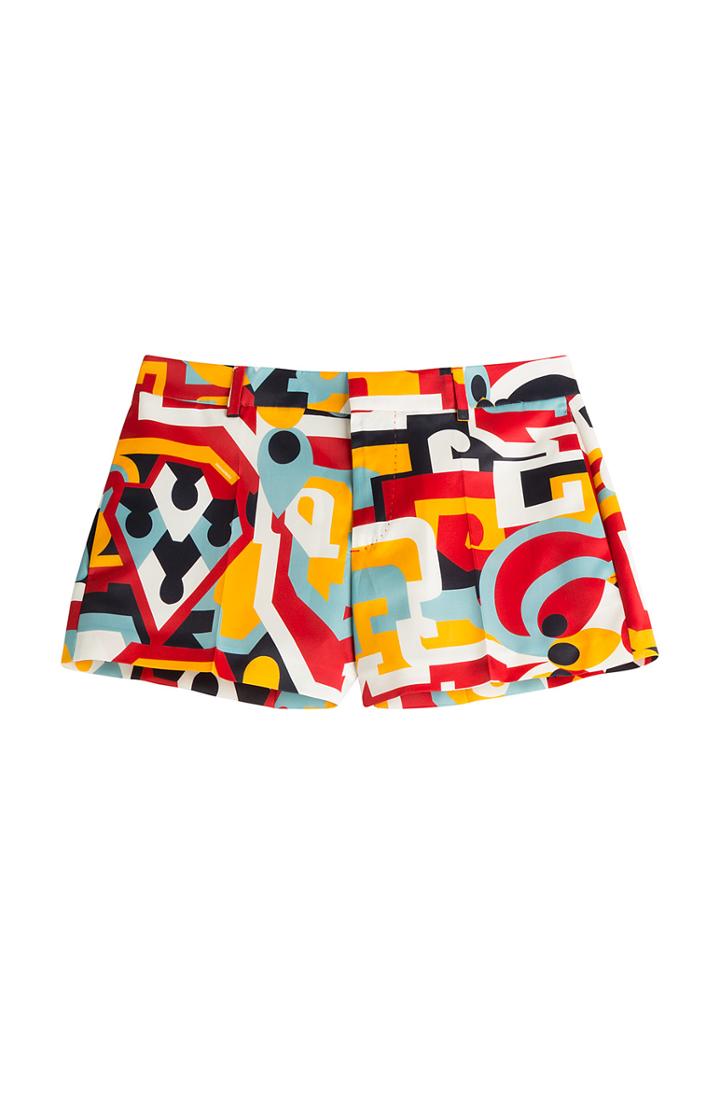 Dsquared2 Printed Silk Shorts