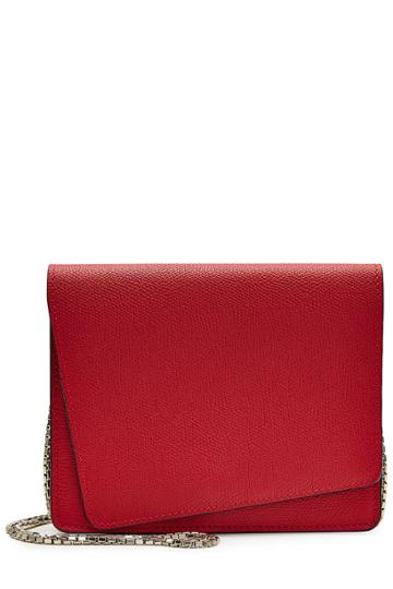 Valextra Spa Valextra Spa Twist Leather Shoulder Bag - Red