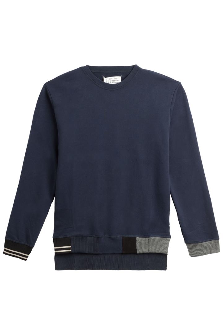Maison Margiela Maison Margiela Cotton Sweatshirt - Blue