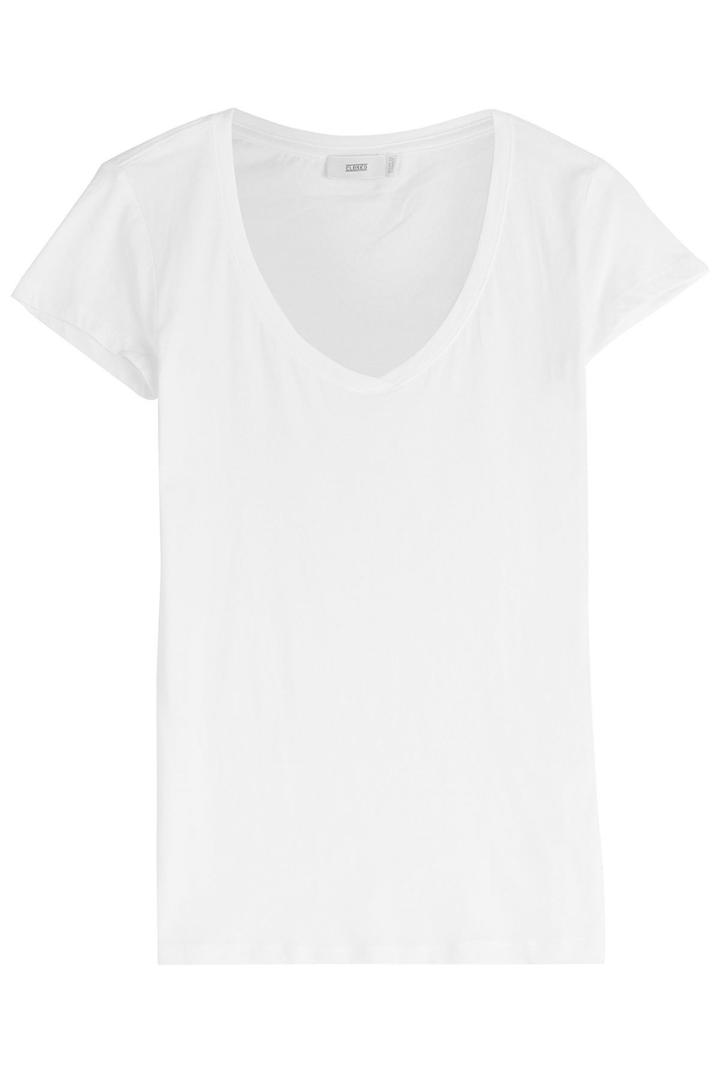 Closed Closed Cotton V-neck T-shirt - White