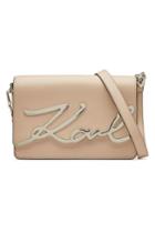 Karl Lagerfeld Karl Lagerfeld K/signature Leather Shoulder Bag
