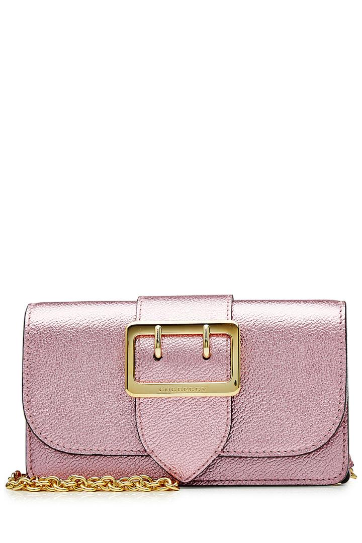 Burberry Shoes & Accessories Burberry Shoes & Accessories Leather Shoulder Bag - Rose