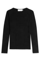 Courreges Long Sleeved Jersey Top With Silk