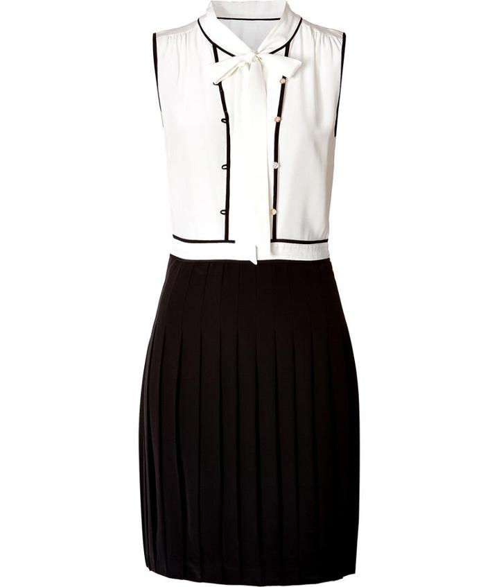 Marc By Marc Jacobs Silk Tie Neck Dress