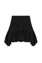 Roberto Cavalli Roberto Cavalli Skirt With Ruffle Hem - Black