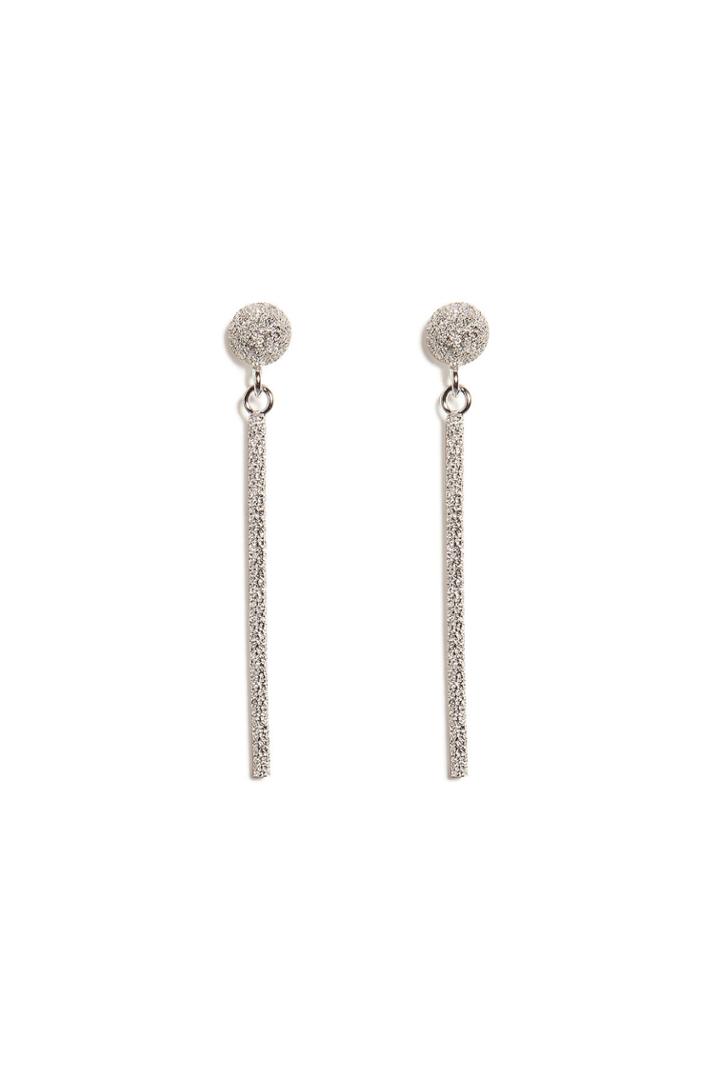 Carolina Bucci Carolina Bucci 18k White Gold Mirador Sparkly Stud Drop Earrings