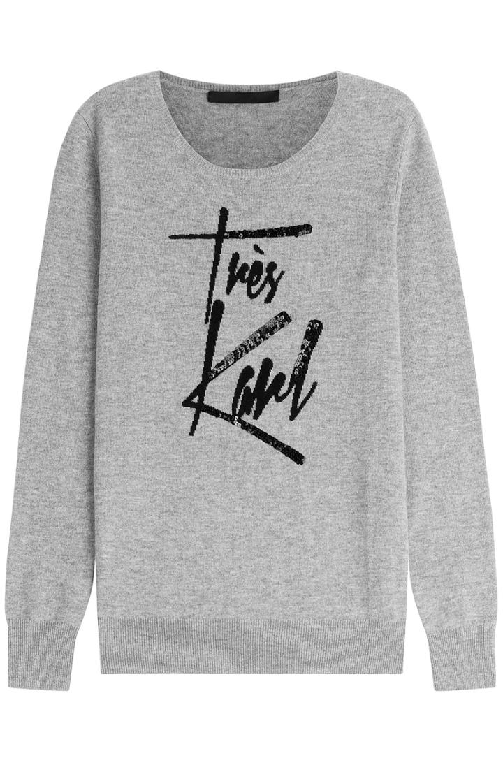 Karl Lagerfeld Wool Pullover With Sequins