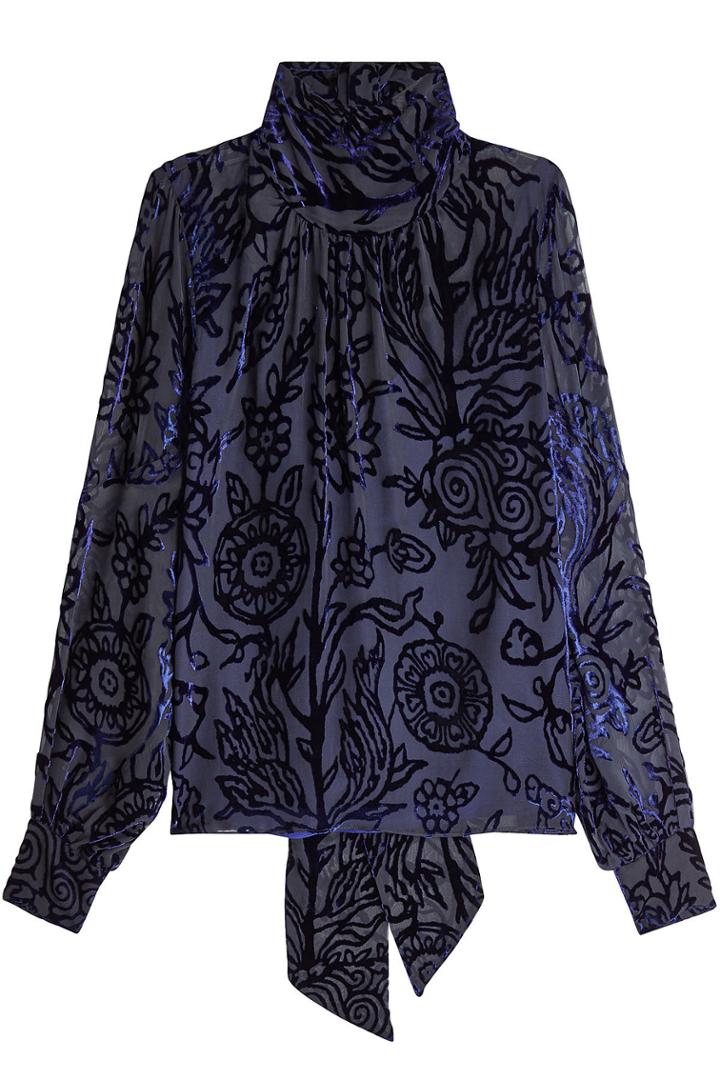 Peter Pilotto Peter Pilotto Blouse With Velvet And Silk