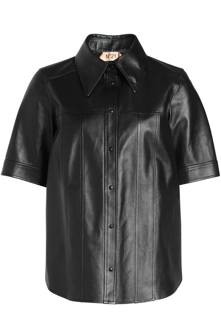 N 21 N&deg;21 Leather Shirt