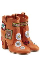 Laurence Dacade Laurence Dacade Leather Ankle Boots With Logo Patches