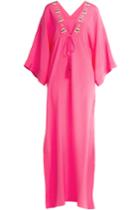 Emilio Pucci Emilio Pucci Embroidered Silk Caftan - Pink