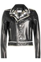 R.e.d. Valentino R.e.d. Valentino Embroidered Leather Jacket