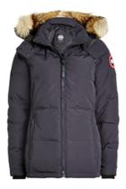 Canada Goose Canada Goose Chelsea Down Filled Parka With Fur-trimmed Hood - Blue