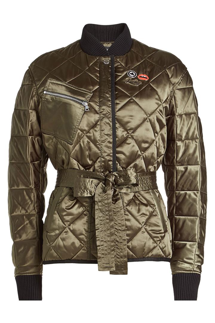 Markus Lupfer Markus Lupfer Quilted Satin Jacket