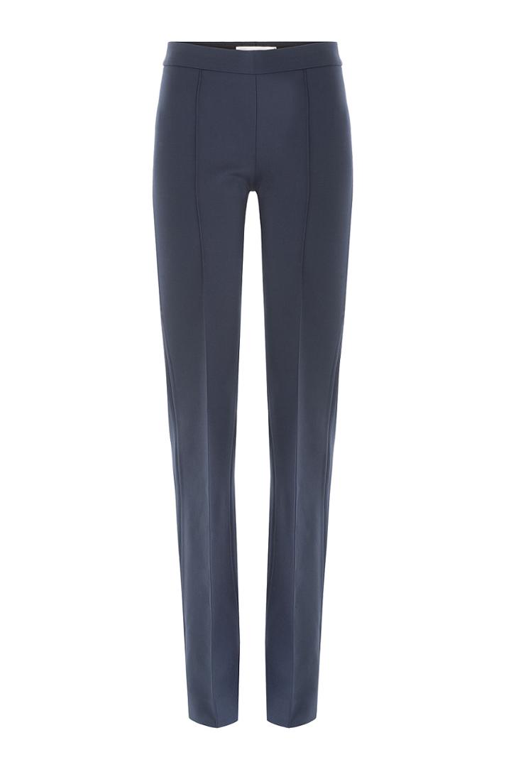 Victoria, Victoria Beckham Victoria, Victoria Beckham Flared Wool Pants - Blue