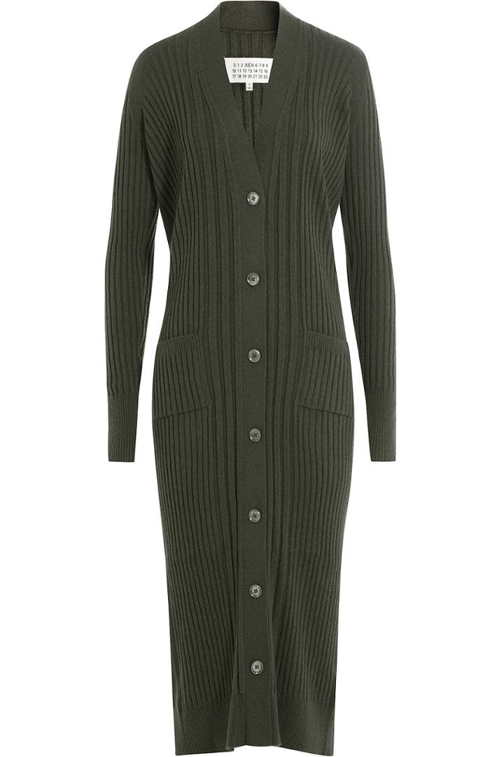 Maison Margiela Maison Margiela Cardigan With Wool And Cashmere - Green