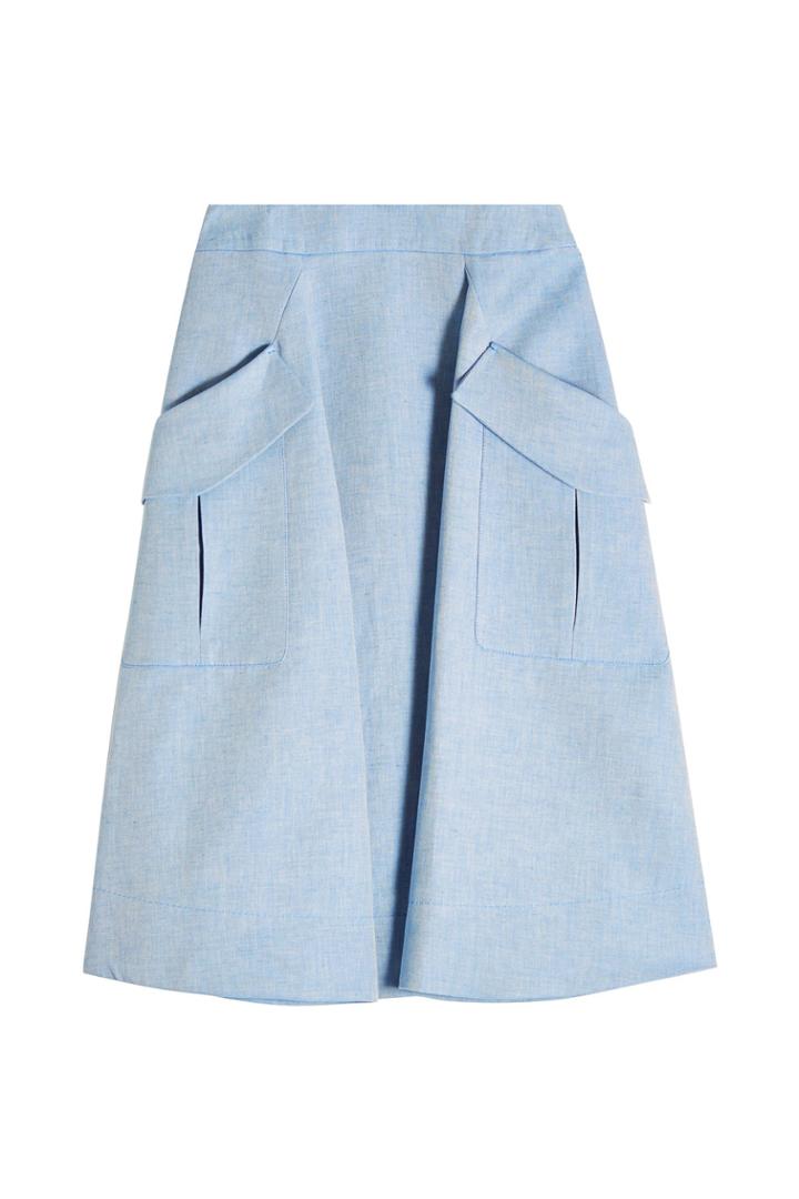 Carven Carven A-line Skirt With Oversized Pockets