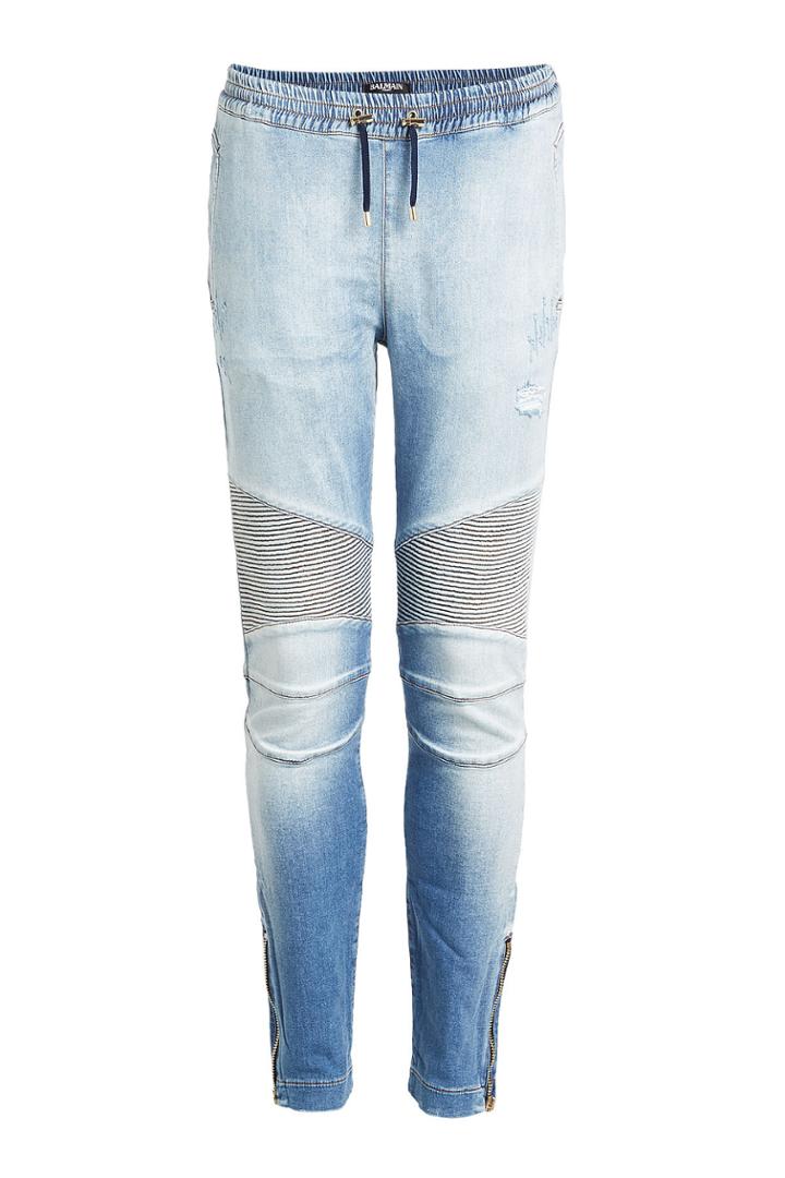 Balmain Balmain Denim Biker Sweatpants