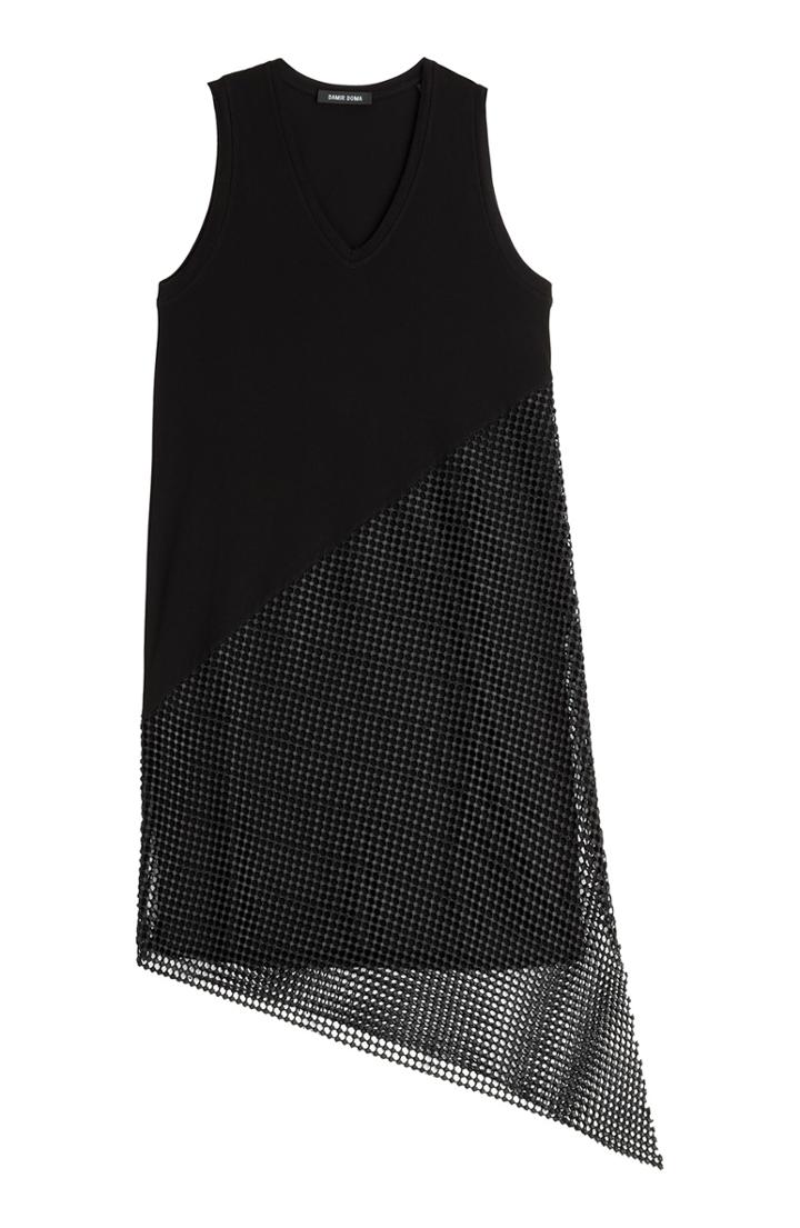 Damir Doma Asymmetric Dress With Mesh