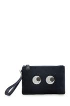 Anya Hindmarch Anya Hindmarch Eyes Velvet Zipped Pouch