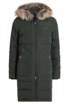 Parajumpers Parajumpers Light Long Bear Down Parka With Fur-trim - Green