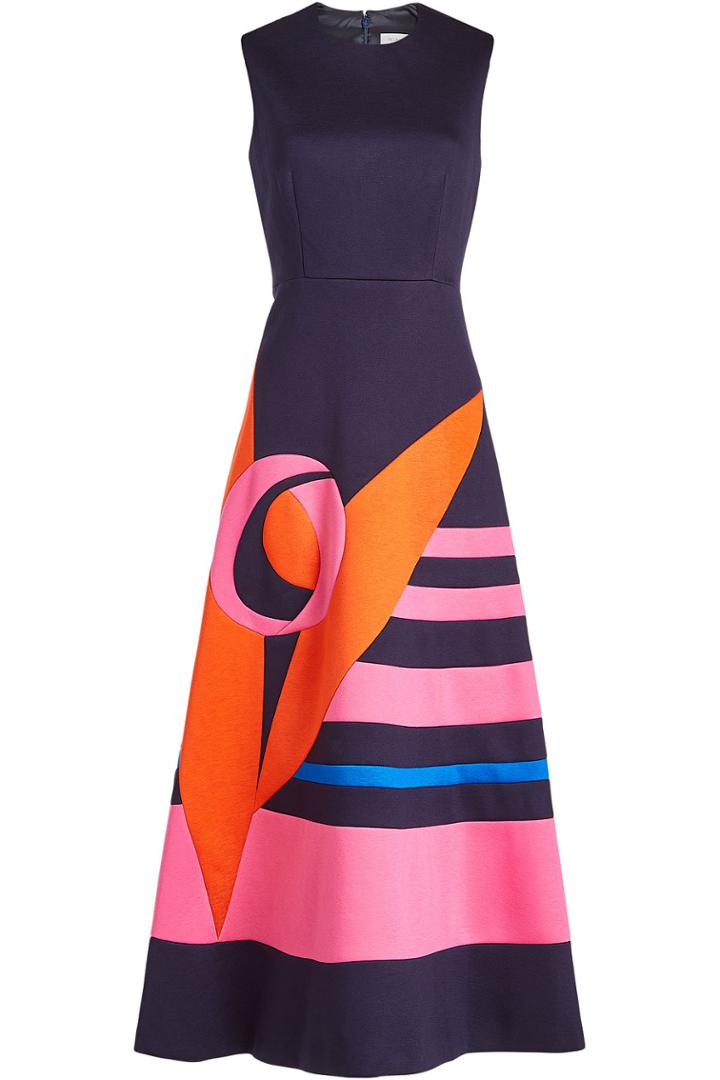 Delpozo Delpozo Midi Découpage Dress