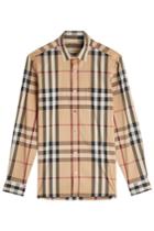 Burberry London Burberry London Printed Shirt With Cotton - Camel