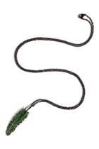 Nikos Koulis Nikos Koulis Black Rhodium Large Feather Necklace
