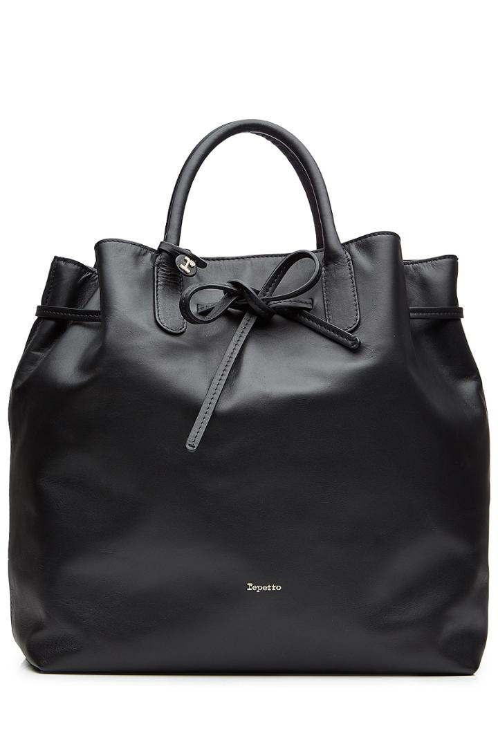 Repetto Repetto Arabesque Large Leather Tote - Black