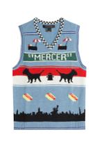 Marc Jacobs Marc Jacobs Printed Wool Vest - Multicolored